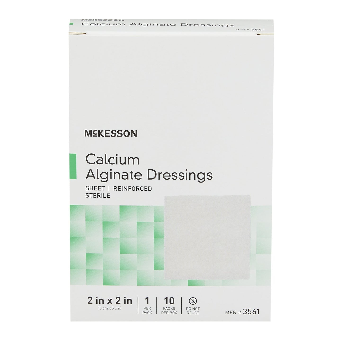 DRESSING, CALCIUM ALGINATE SHEET 2"X2"