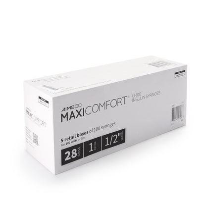 SYRINGE, INSULIN 1CC 28GX1-1/2"