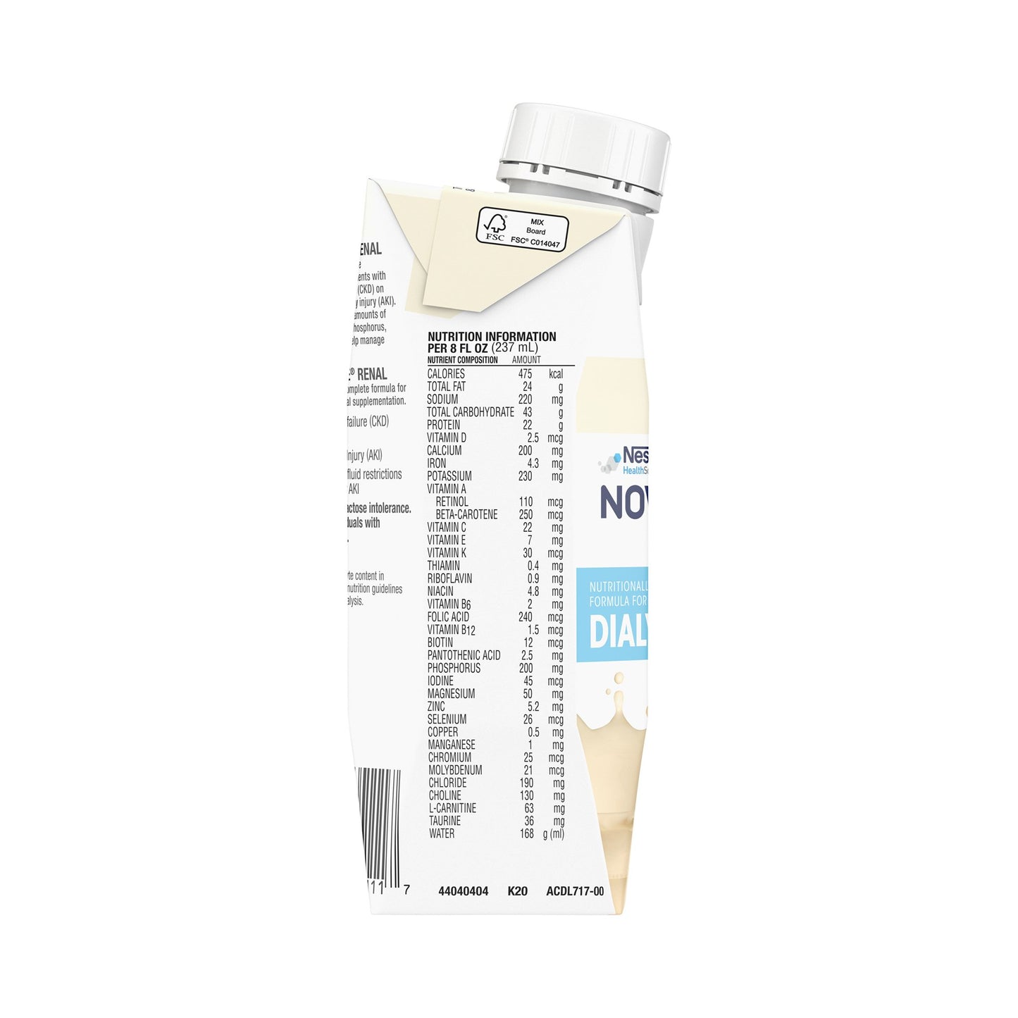NOVASOURCE RENAL, VANILLA 8OZ