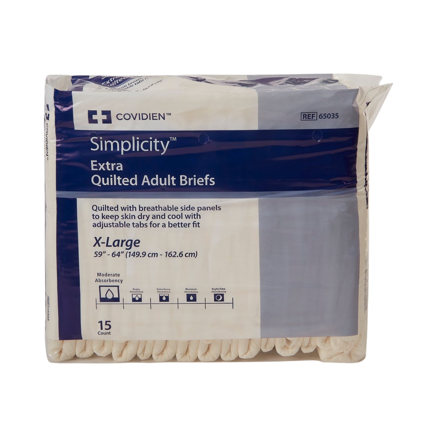 BRIEF, QUILTED SIMPLICITY ADLTXLG