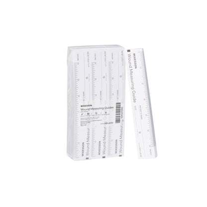 RULER, WOUND MEASURING PAPER 6"