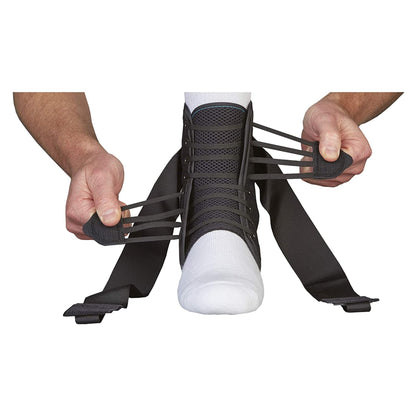 ANKLE STABILIZER, ASO BLK SMMDSPEC