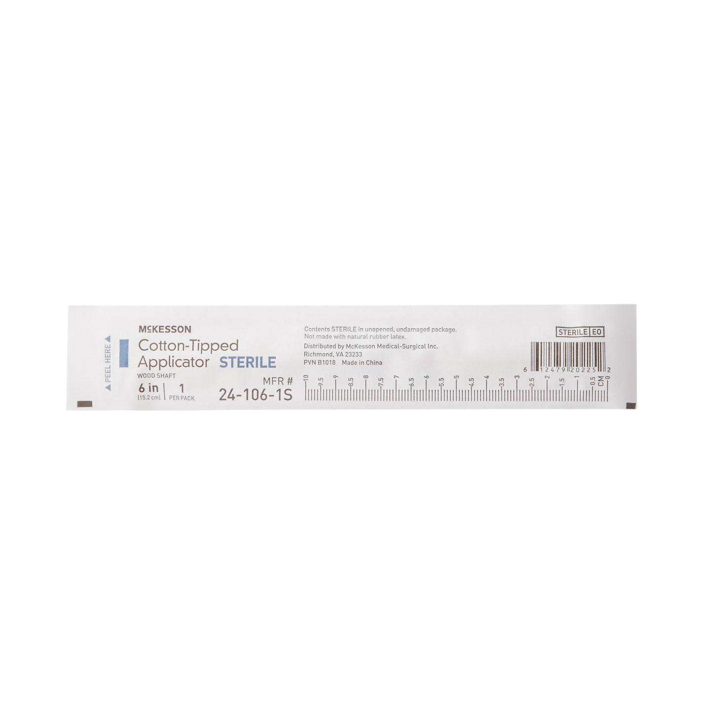 APPLICATOR, COTTON TIPPED STR6"