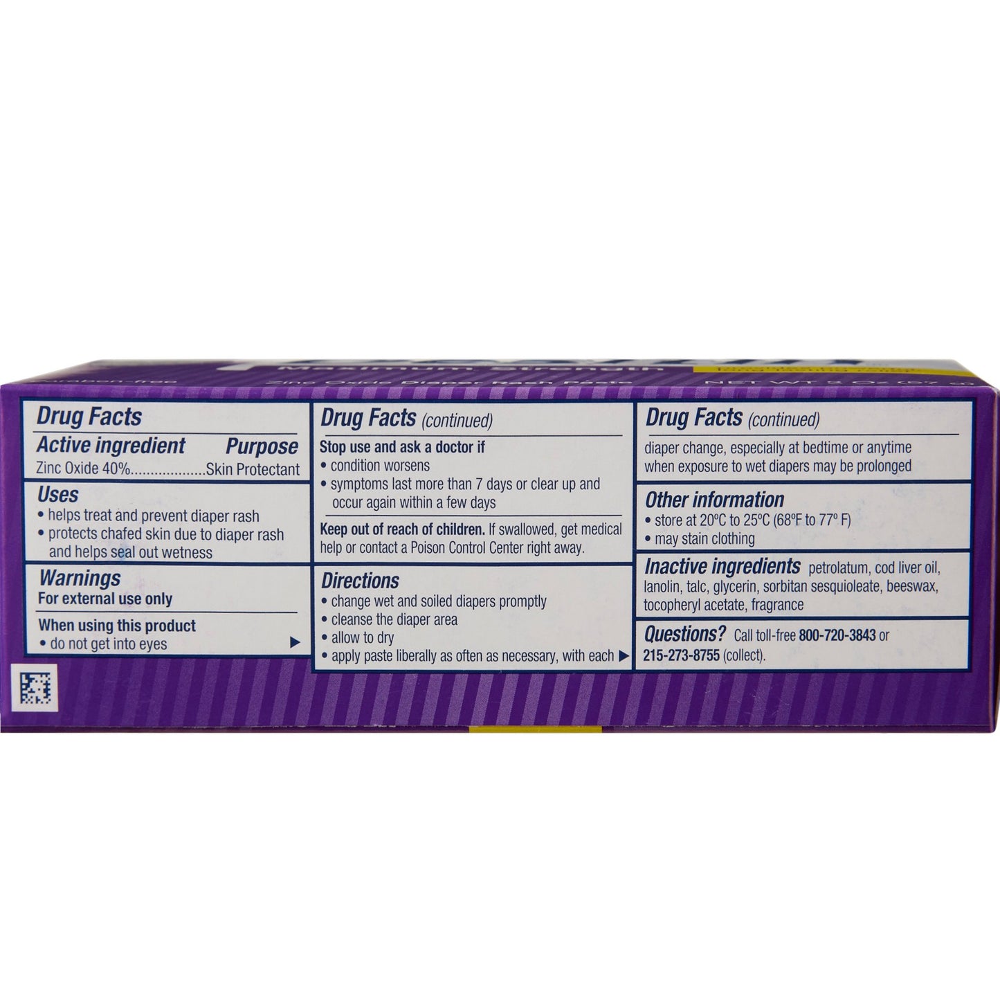 OINTMENT, DESITIN MAXIMUM STRENGTH 2OZ
