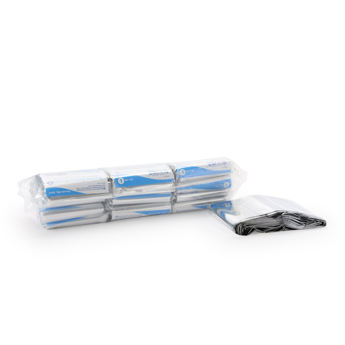 BLANKET, EMERGENCY 84"X52" SIVER
