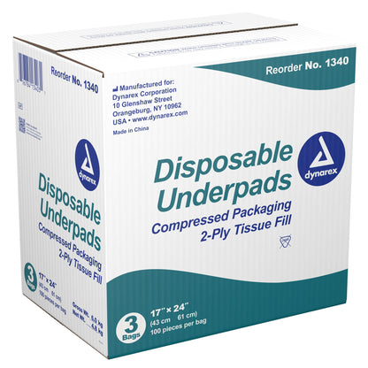 UNDERPAD, WTRPRF N/SKID 17"X24"