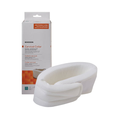 CERVICAL COLLAR, ADJ FIT HOOK& LOOP CLOSURE