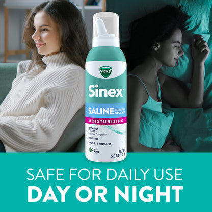 SINEX, SPR VICKS SALINE ULTRAFINE NASAL MIST W/ALOE 5OZ