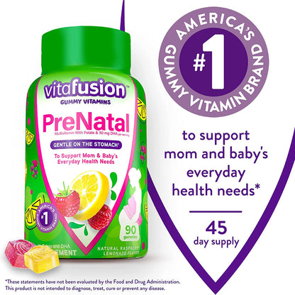 VITAFUSION, GUMMIES PRE-NATALASST FLAVORS
