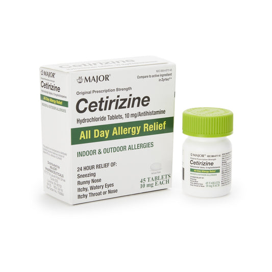 CETIRIZINE HCL, TAB 10MG