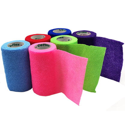 BANDAGE, CO-FLEX COLORPK 4"X5YDS