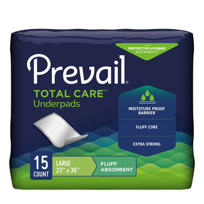 UNDERPAD, PREVAIL INCONTI FLUFF 23"X36"