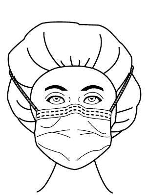 MASK, SURG TIES NR ANTIFOG