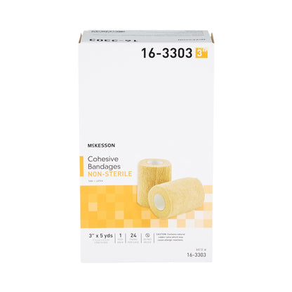 BANDAGE, COHESIVE N/S TAN 3"