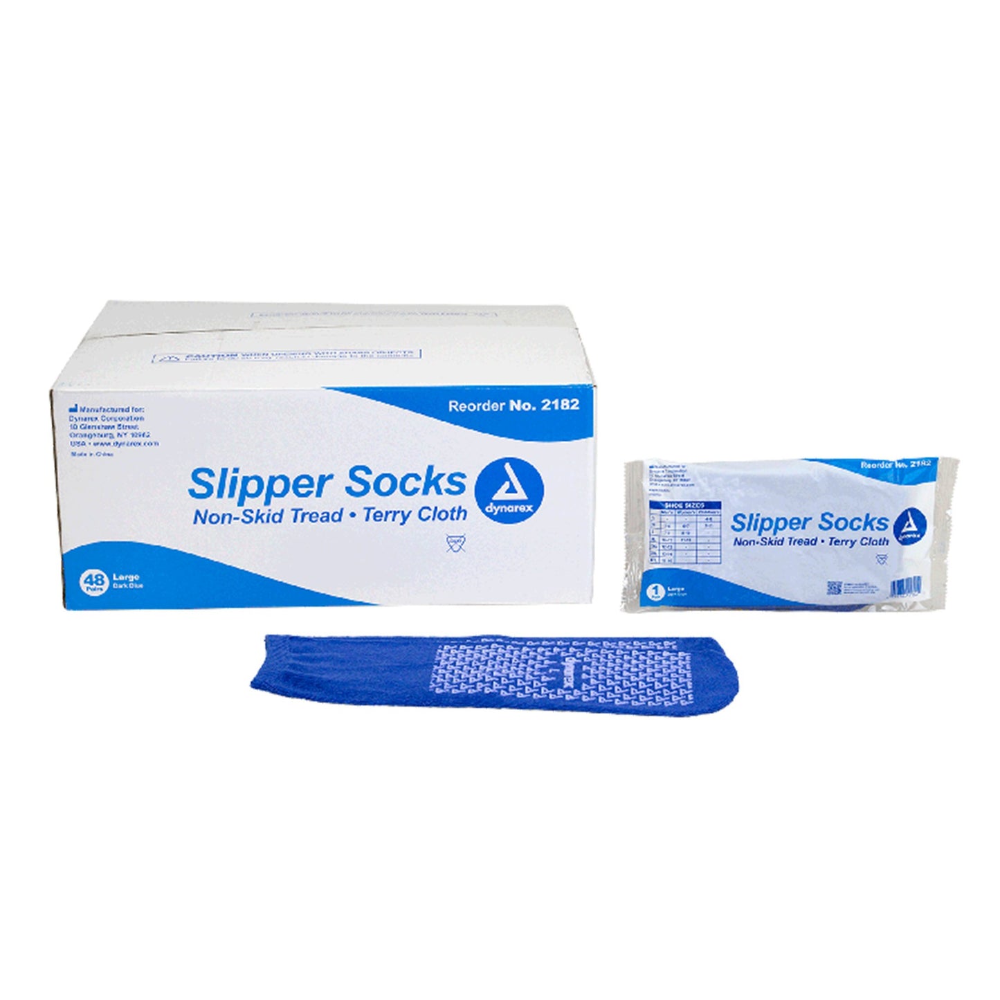 SOCK, SLIPPER N/SKD SKY BLU LG