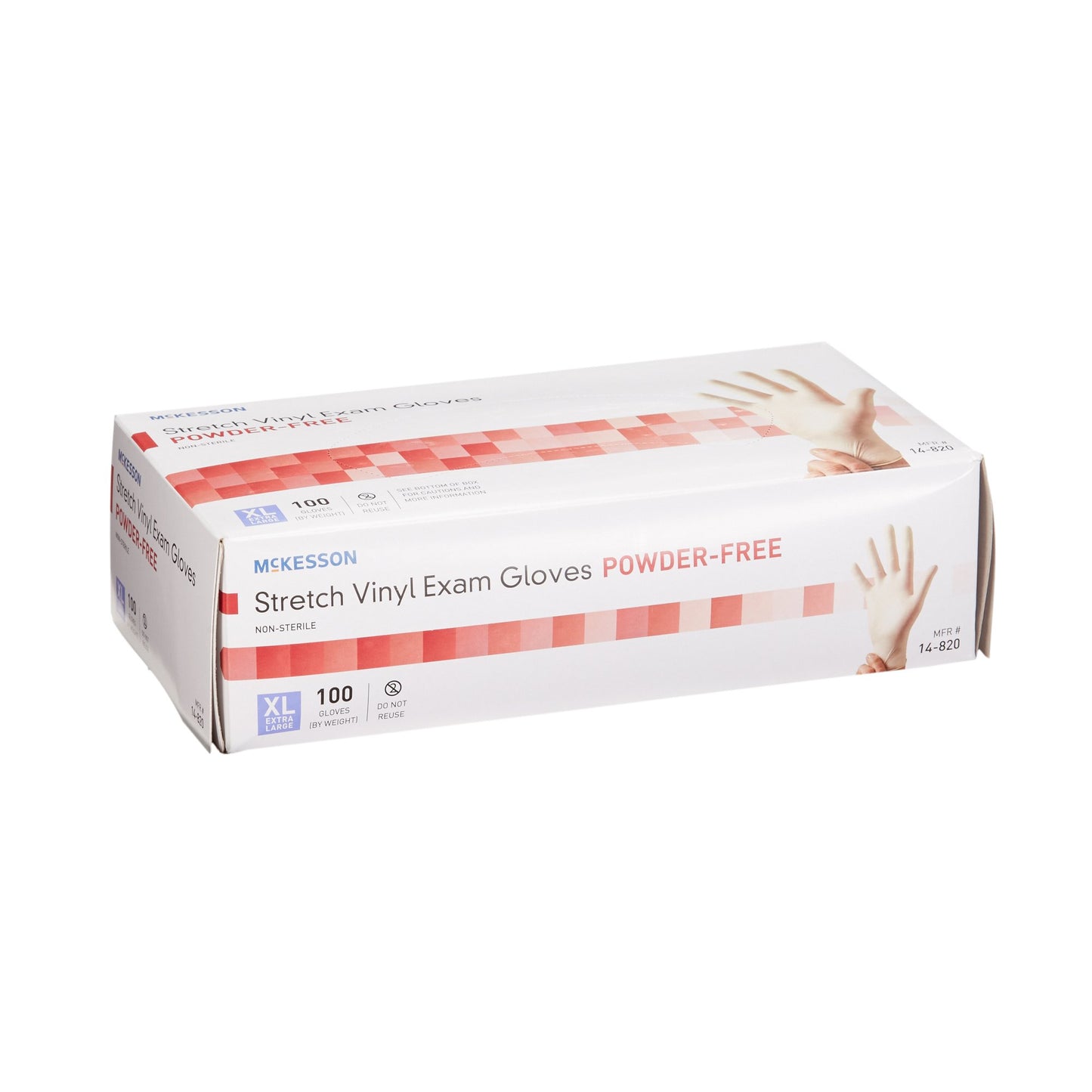 GLOVE, EXAM VNYLSTRCH XL N/S