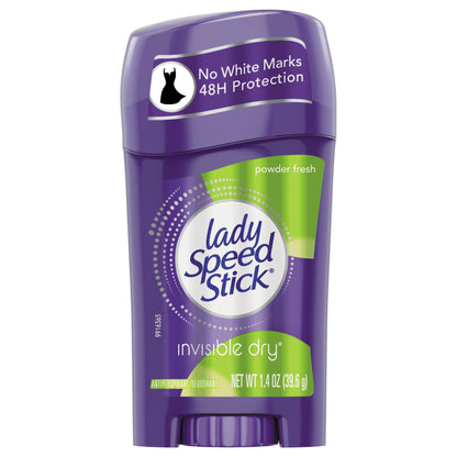 DEODORANT, POWDER LADY SPEED STICK 1.4OZ