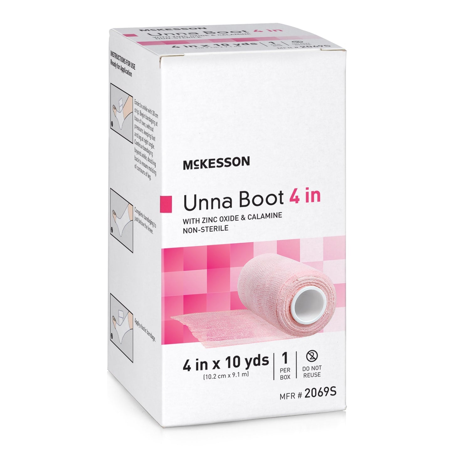 UNNA BOOT, W/CALAMINE 4"