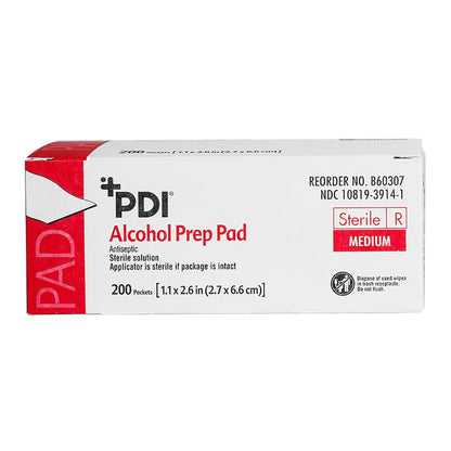 PAD, ALCOHOL PREP STR MED