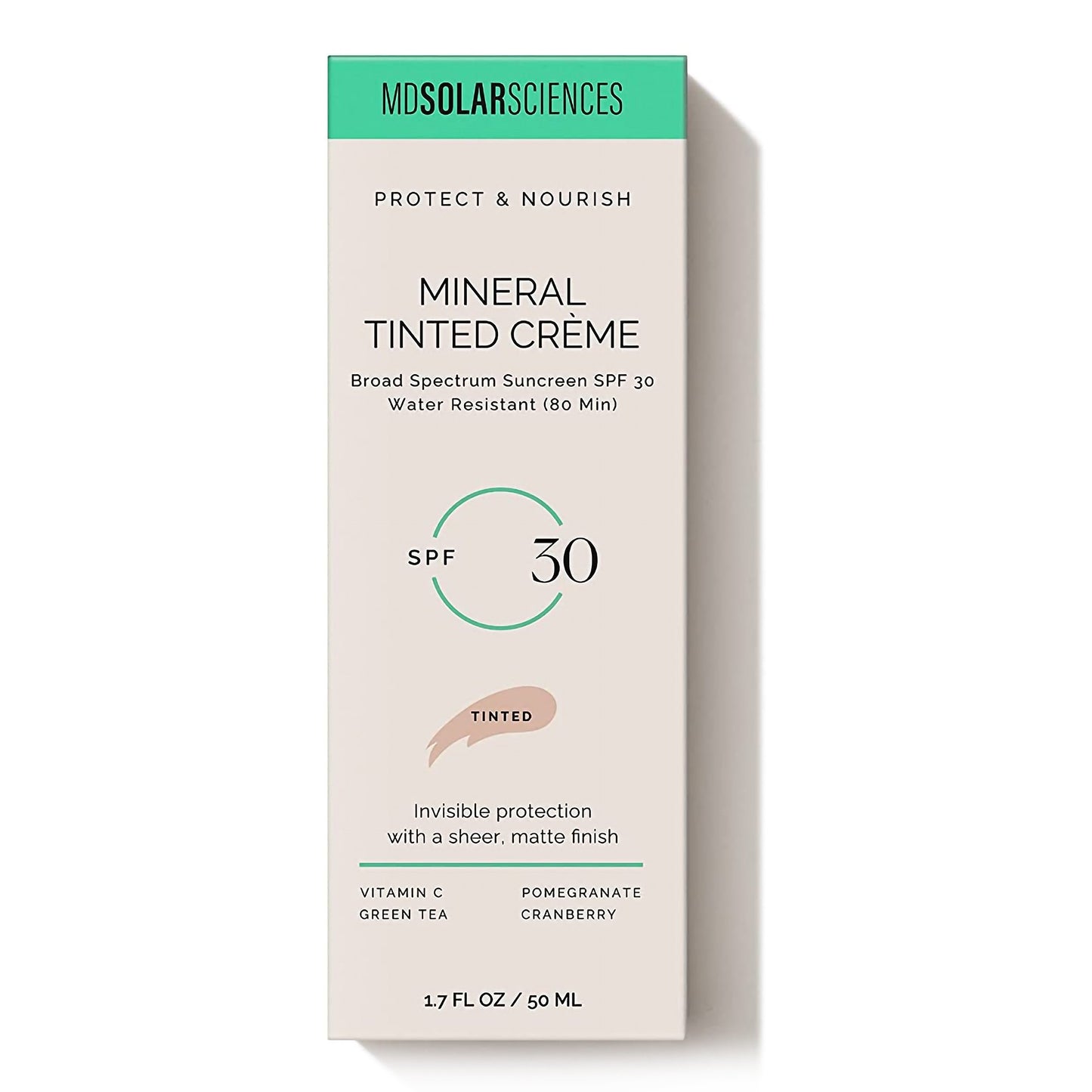 SUNSCREEN, CREAM MINERAL TINTED SPF30