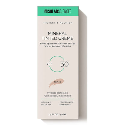 SUNSCREEN, CREAM MINERAL TINTED SPF30