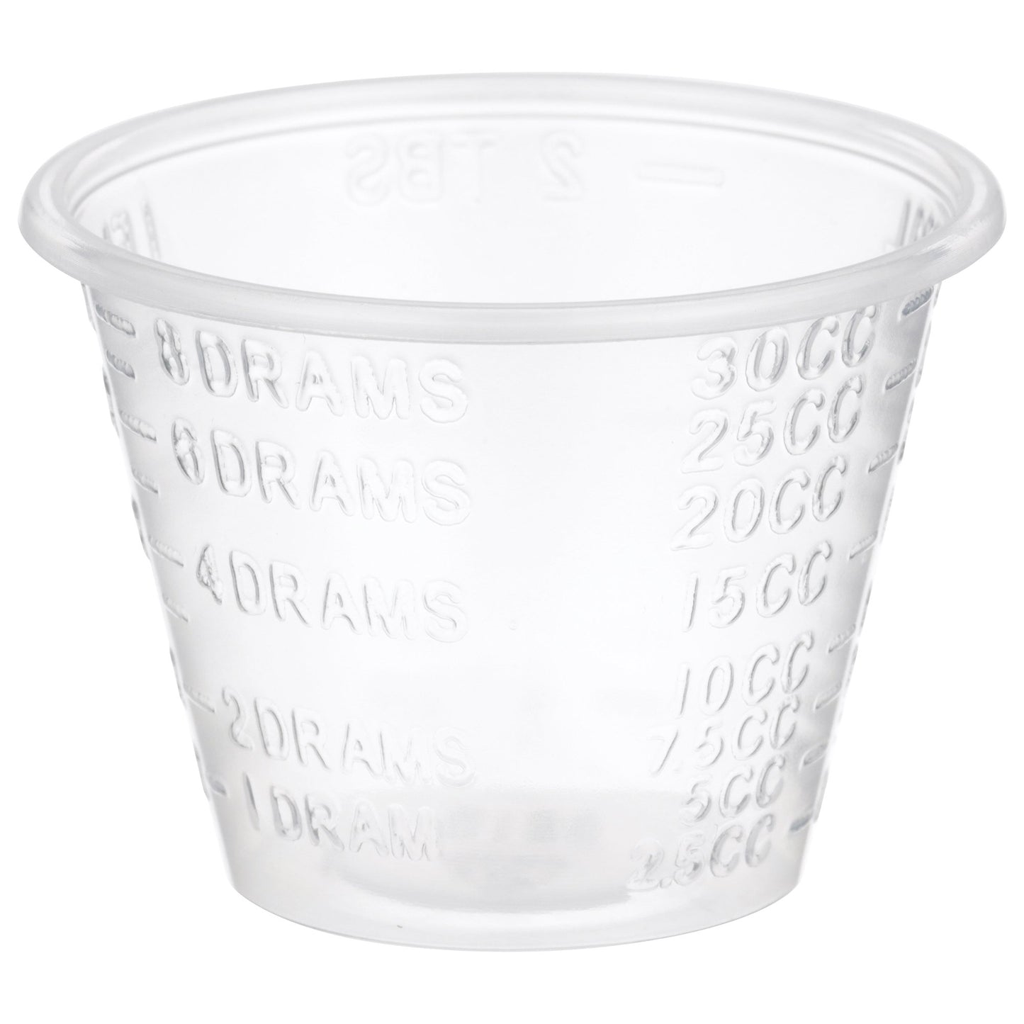CUP, MED GRAD W/LIP 1OZ
