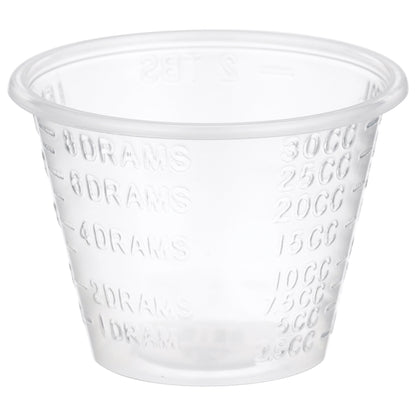 CUP, MED GRAD W/LIP 1OZ