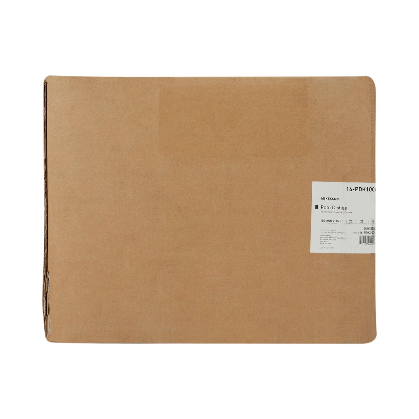 DISH, PETRI STACKABLE POLYSTYRENE 100X15MM