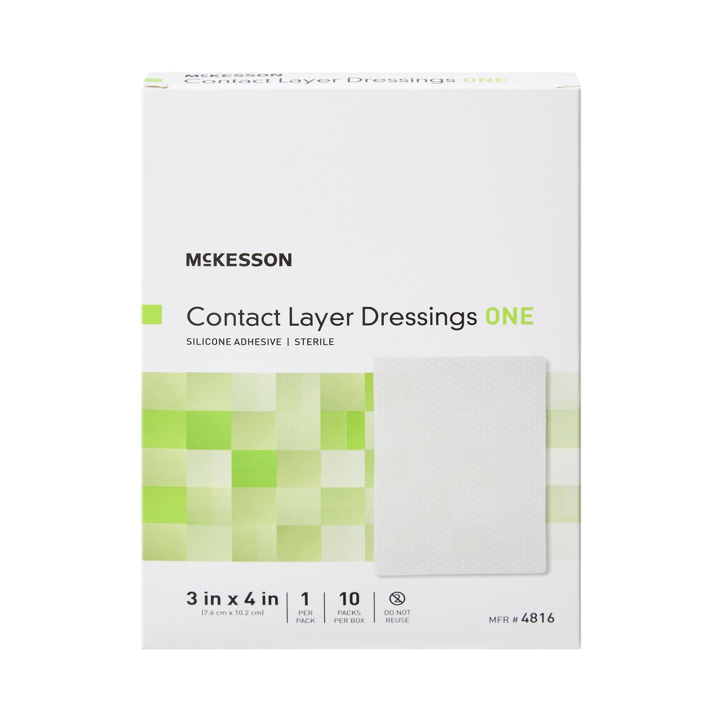 DRESSING, ONE CONTACT LAYER STR 3"X4"