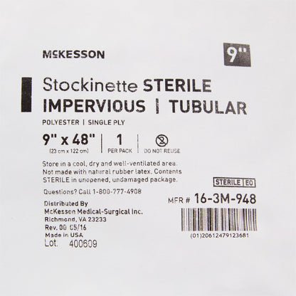 STOCKINETTE, IMPERV STR 9"X48"