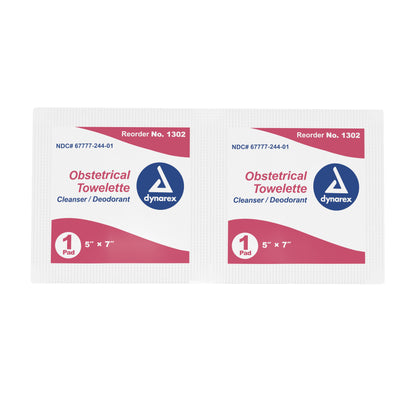 TOWELETTE, MOIST OB IND WRAP 5"X7"