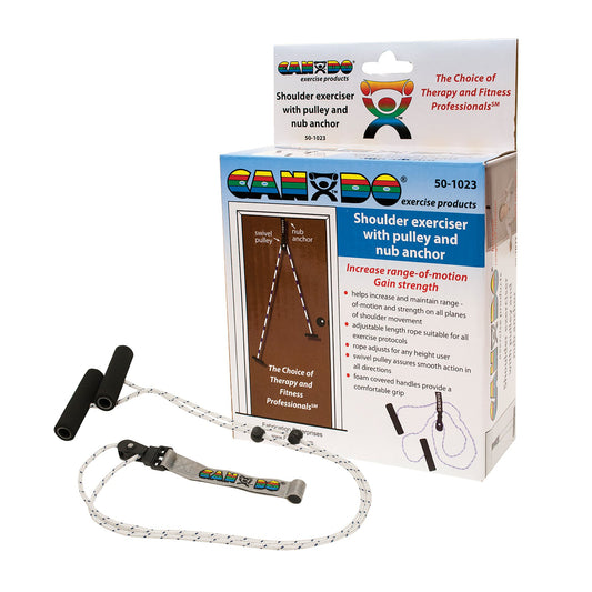 PULLEY, OVER DOOR SNGL W/STRAPFABENT