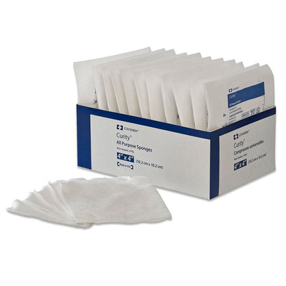 SPONGE, GAUZE CURITY STR 4"X4"