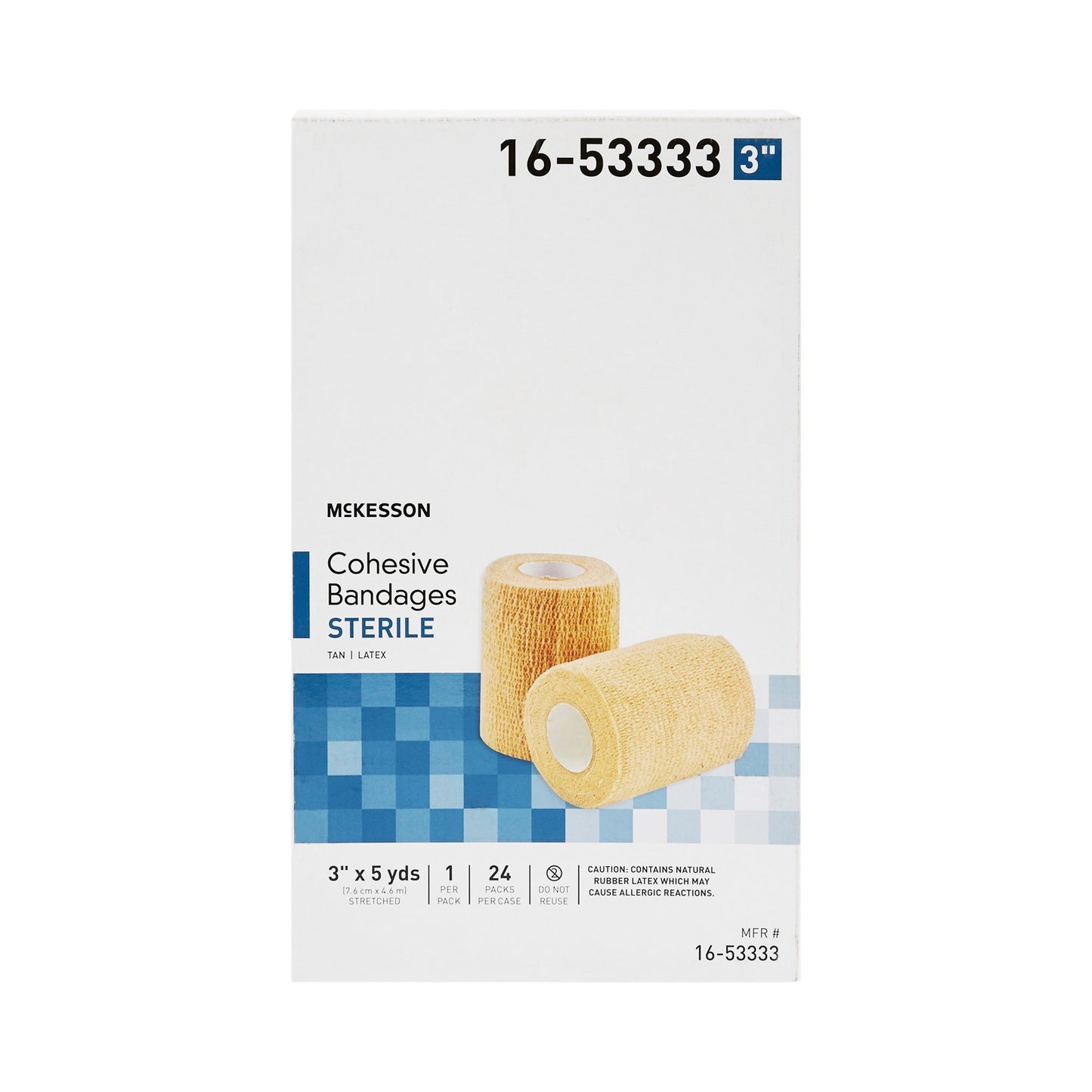 BANDAGE, COHESIVE STR TAN 3"