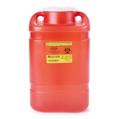 CONTAINER, SHARPS RED 19.7QT FNL LID