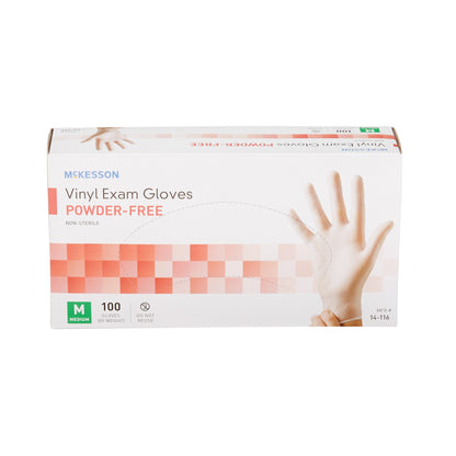GLOVE, EXAM VNYL MED N/S