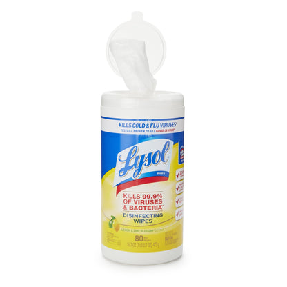 WIPE, SANITIZING LYSOL LEMON &LIME BLOSSOM