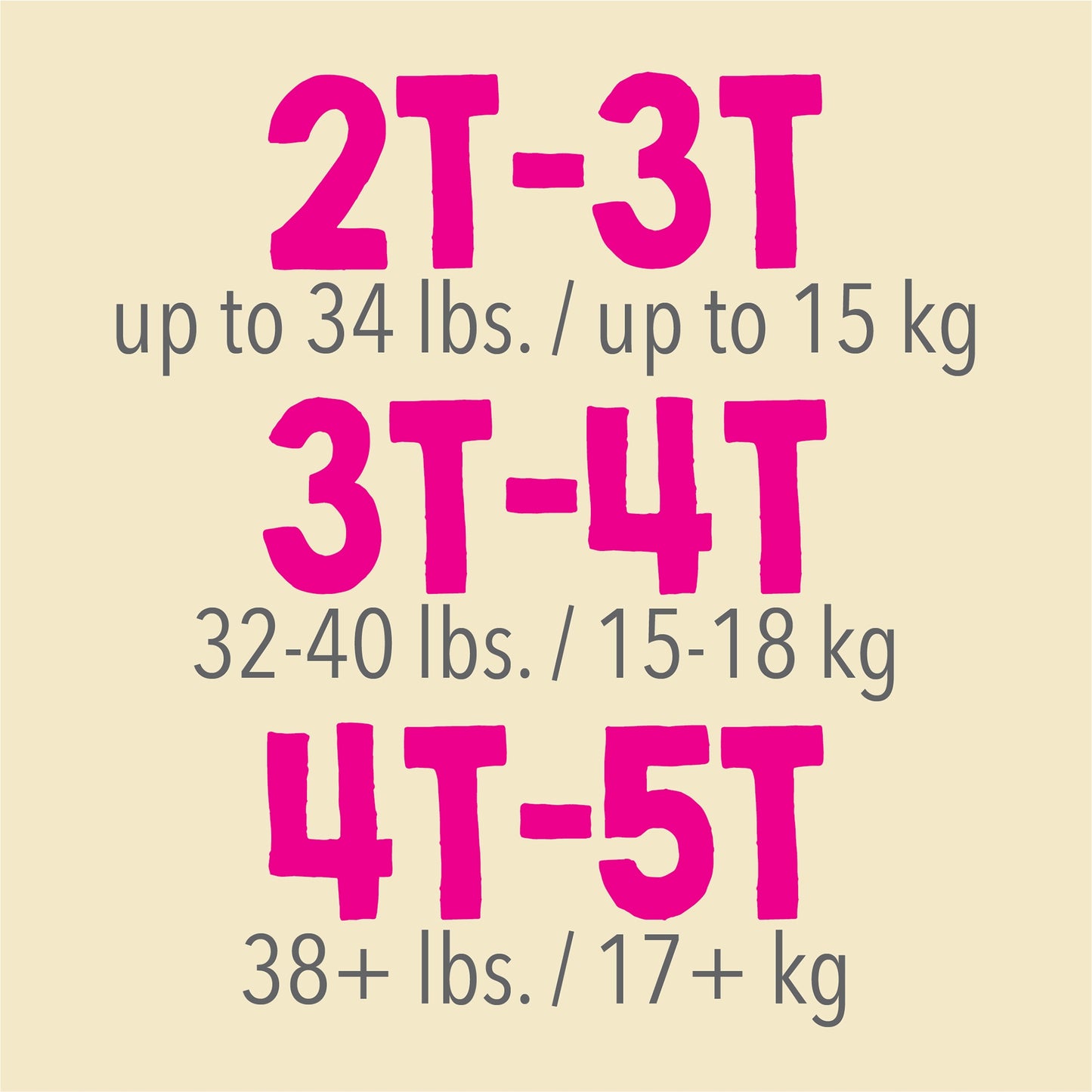 PANTS, TRAINING CUTIE GIRLS 3T-4T