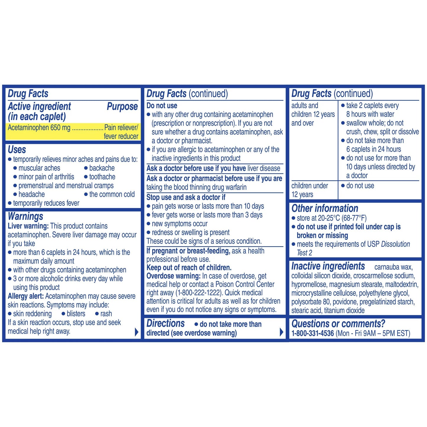 MIDOL, CAP LONG LASTING 650MG