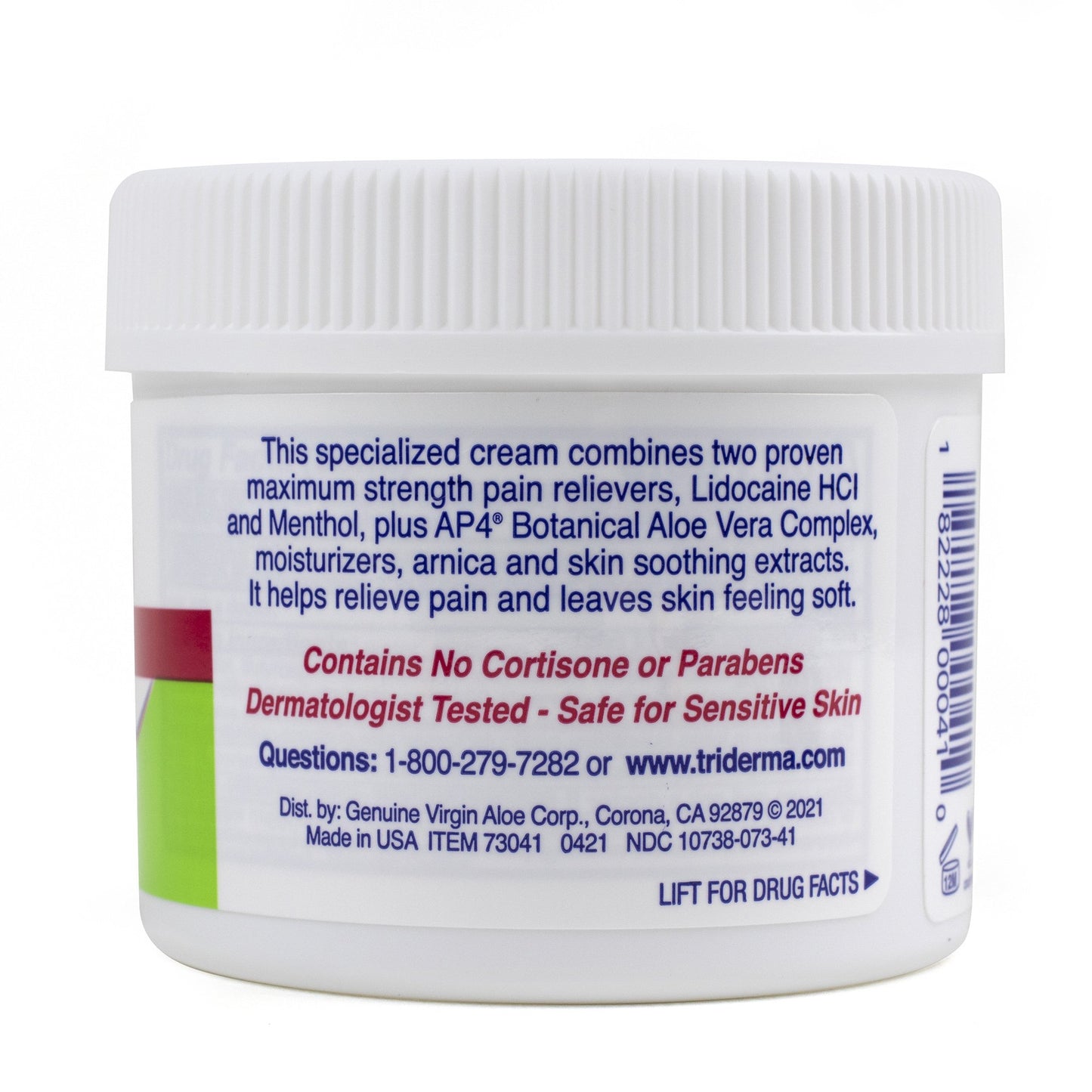 CREAM, PAIN RELIEF W/LIDOCAINEMENTHOL 4.0OZ