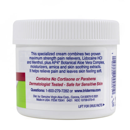 CREAM, PAIN RELIEF W/LIDOCAINEMENTHOL 4.0OZ
