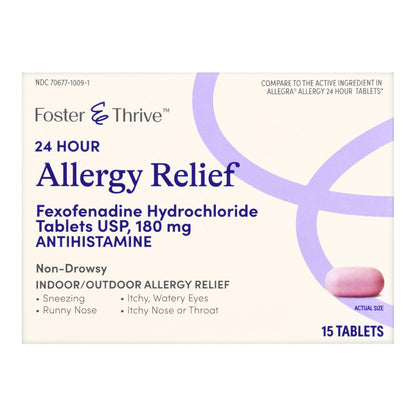 FEXOFENADINE, TAB FT SM 180MG