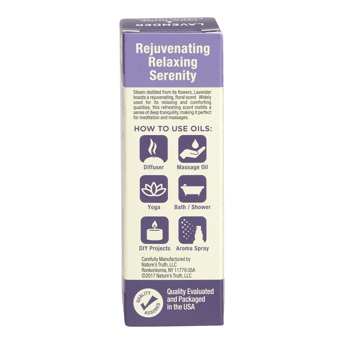 LAVENDER, OIL NATURES TRUTH 15ML
