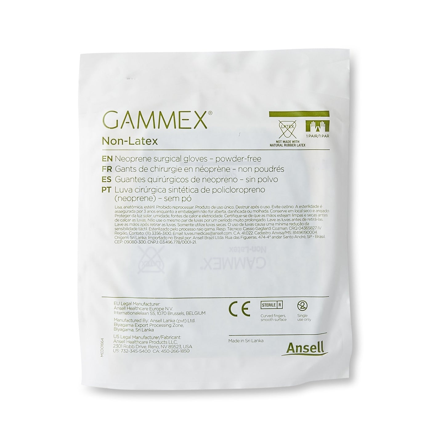 GLOVE, SURG NPRN 6.5 STR2 SMTHCHEMO