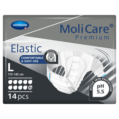 BRIEF, MOLICARE PREMIUM ELASTIC 10D LG