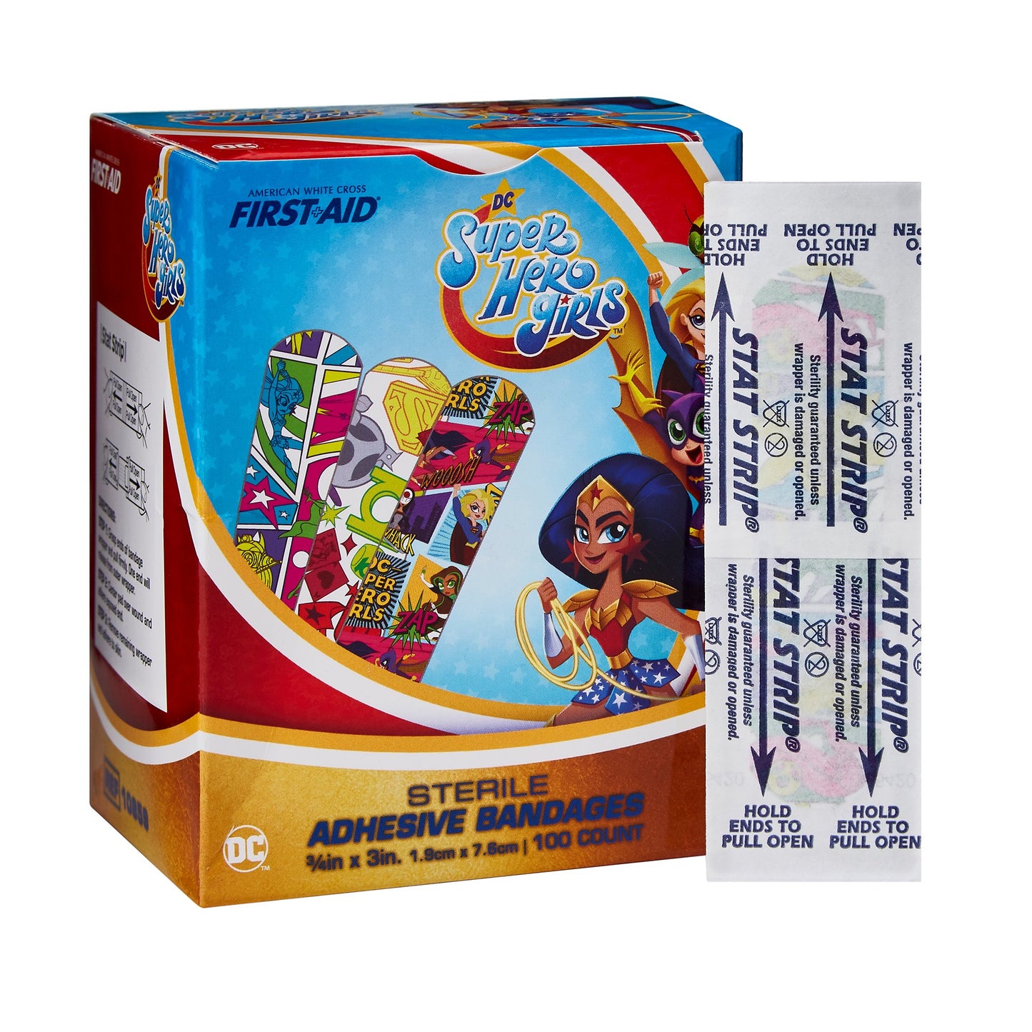 BANDAGE, ADH SUPER HERO GIRLS3/4X3"