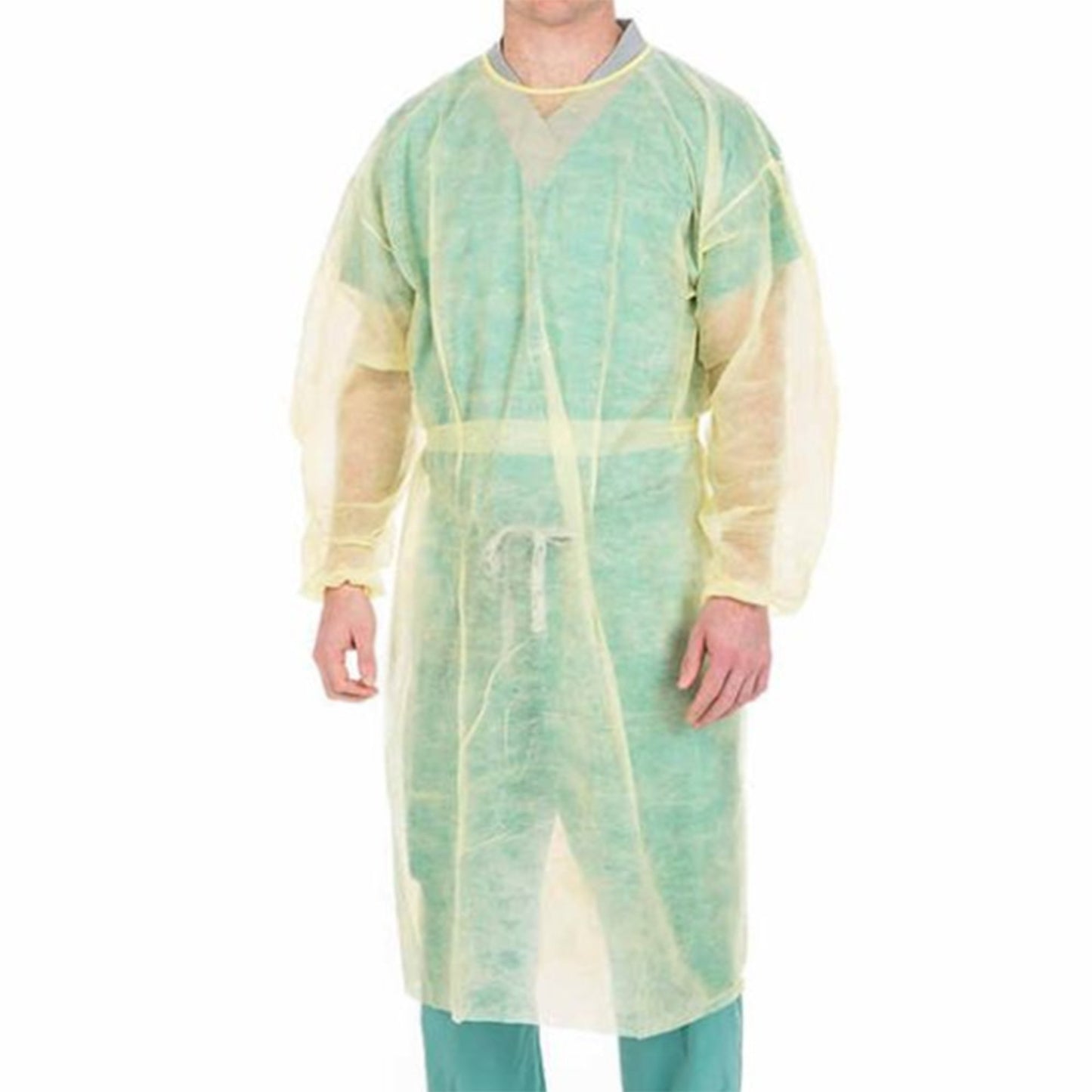 GOWN, ISOLATION YLW
