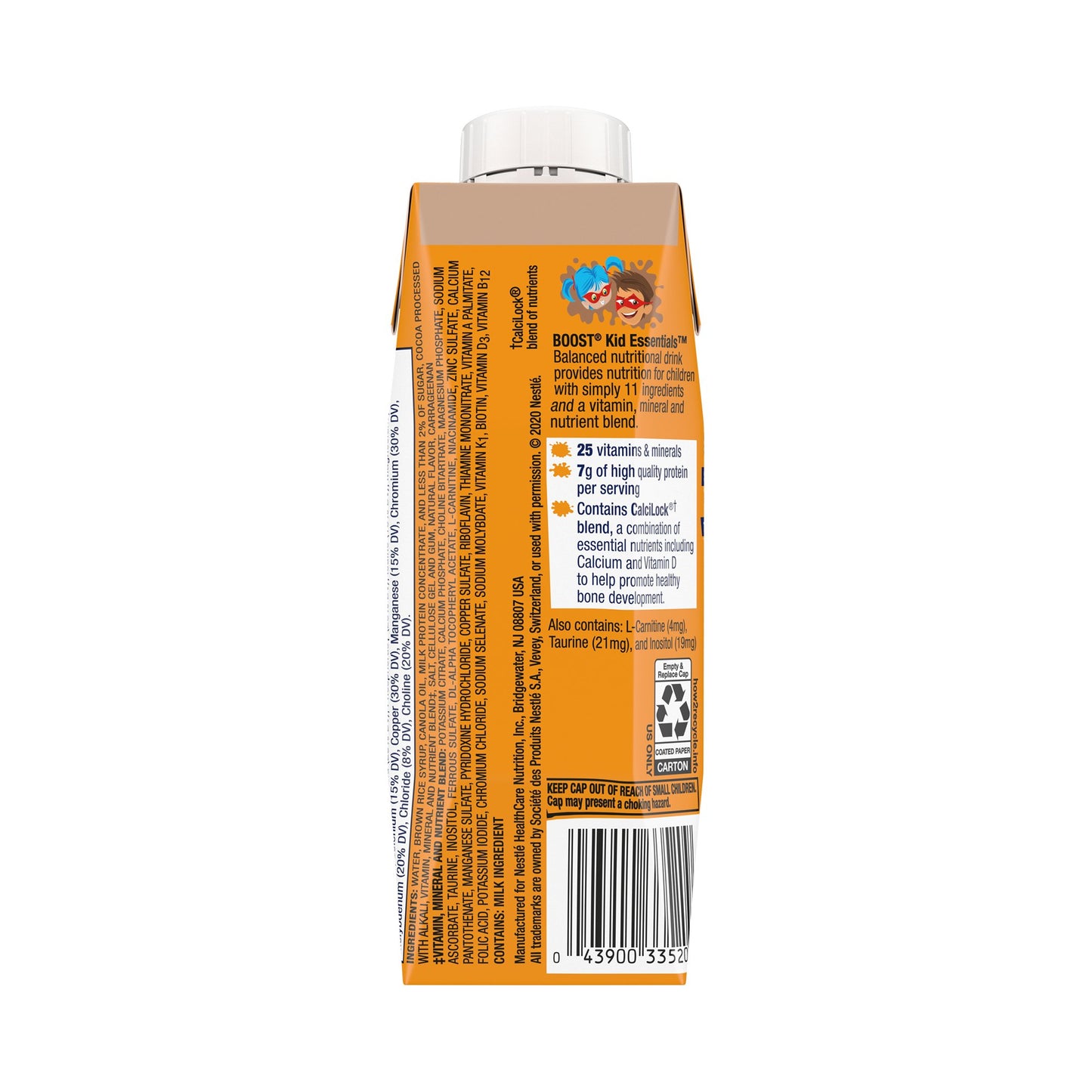 BOOST, KID ESSENTIALS CHOCOLATE CRAZE 8OZ