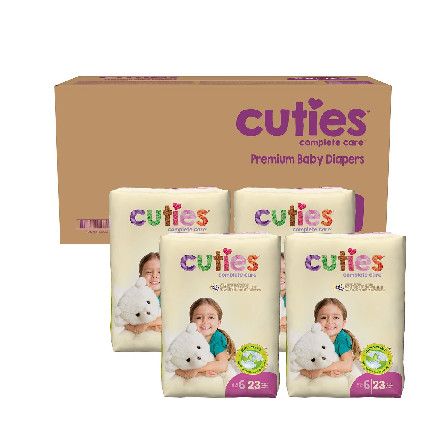 DIAPER, BABY CUTIES SZ6