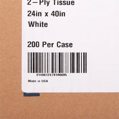 SHEET, DRAPE BREAST 2PLY WHT 24X40
